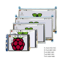 Load image into Gallery viewer, Raspberry pi 3.2/3.5/5/7 inch touch HDMI LCD display module Support Raspberry Pi 2/3 B+